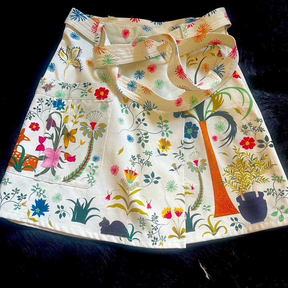 Floral Print Mini Skirt